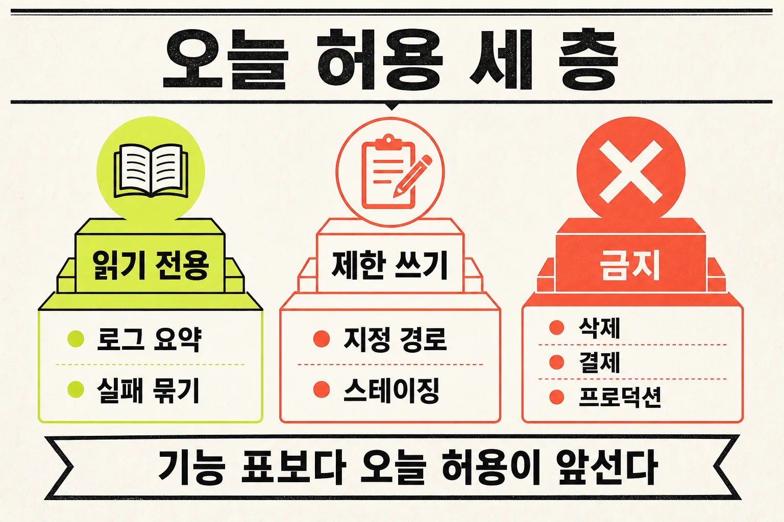 오늘 허용 세 층