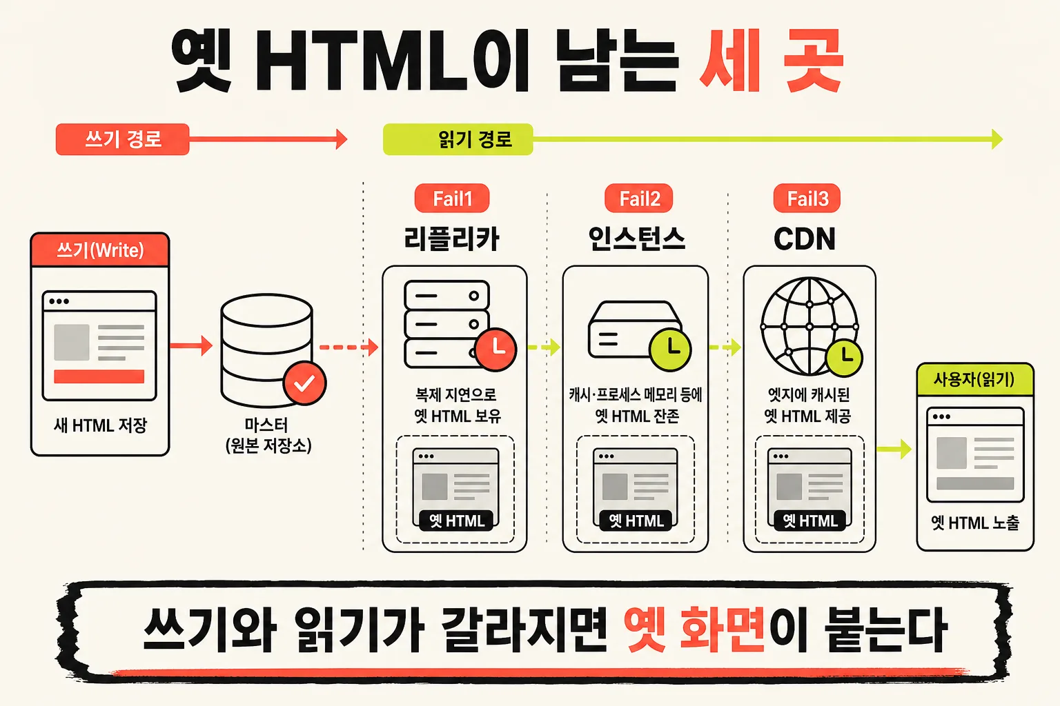 옛 HTML이 남는 세 곳