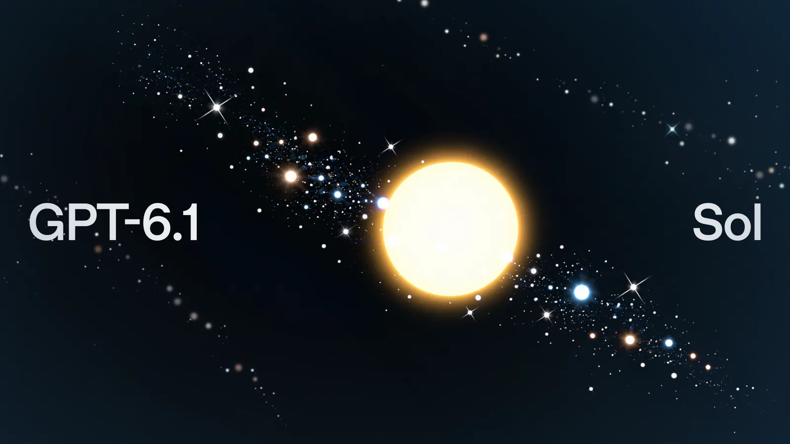 OpenAI 공식 GPT-6.1 Sol 아트 카드